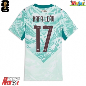 Portugal Rafael Leao #17 Segunda Equipación Mujer Mundial 2026 Manga Corta